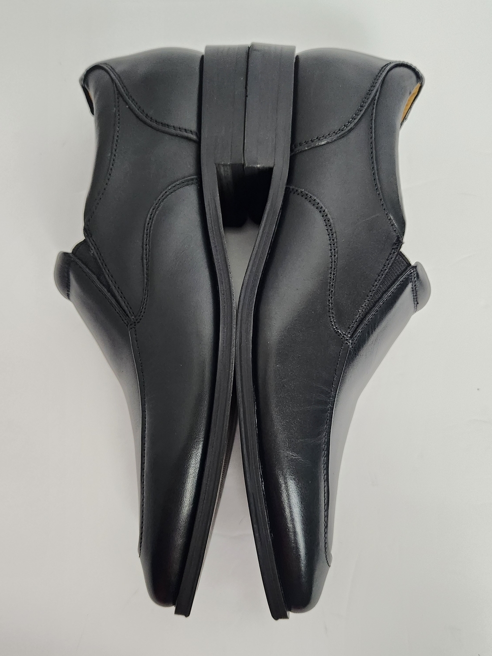 VIONIC Sullivan Mens Size 10 Black Leather Slip On Comfort Support Loafer Shoes - Picture 9 of 12